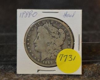 7731 1880O Morgan Silver Dollar
