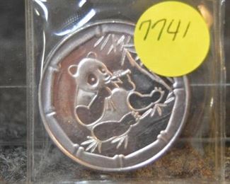 7741 One Troy Oz. Fine Silver Panda