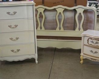 1712 4 pc Bassett French Bedroom Suite