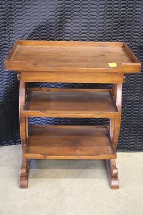 3706 Three Tier Table with Drawer