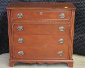 3726 Mahogany 4 Drawer Chest