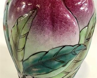 Leaf Design Ceramic Vase