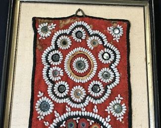 Mounted African Tribal Embroidery