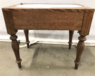 Antique Low Wooden Wash Stand