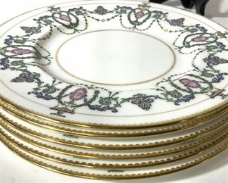 SET 6 MINTONS George Watts Porcelain Plates