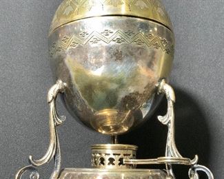 Antique Silver Plated ENGLISH EGG CODDLER