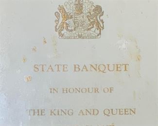 Vintage Framed BUCKINGHAM PALACE Invitation, 1960