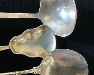 Lot 3 HALLMARKED Sterling Silver Specialty Spoons