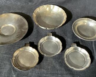 Group Lot Antique Dishes, Sterling and more