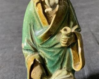 Ceramic Figurine of Elder, China
