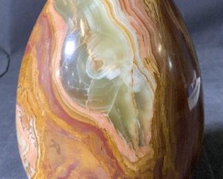 Multicolored Onyx Egg Ornament, Pakistan
