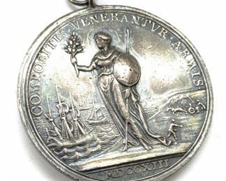 Vintage ANNA DGMAGBRI Medal Coin Pendant
