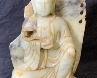 Hand Carved Jade Buddha Statue
