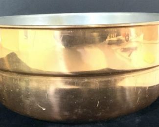 Polished Copper Cookware Bowl
