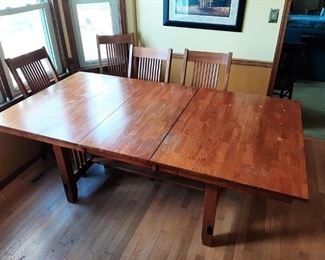 DINING TABLE & 4 CHAIRS