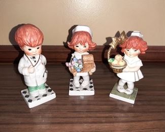 3 GOEBEL HUMMEL NURSE FIGURINES