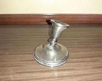STERLING WEIGHTED CANDLE HOLDER, AS-IS