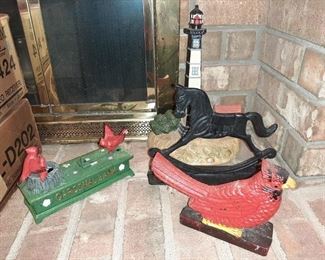 CAST IRON DOORSTOPS & CARDINAL BANK