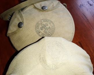 BOY SCOUT CANTEEN & CAMP SET