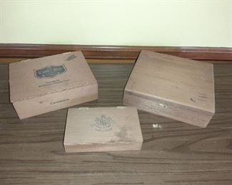 WOODEN CIGAR BOXES