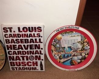 1982 WORLD'S FAIR TRAY