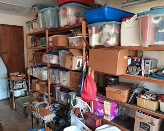 TOTES OF CHRISTMAS DECOR & OTHER COLLECTIBLES