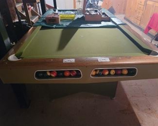 Cool funky Mid-century pool table 