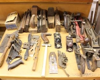 Vintage Stanley hand planes and other vintage woodworking tools