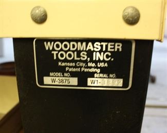 Woodmaster 38" drum sander W3875