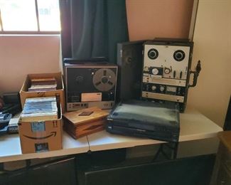 Vintage Reel to Reel players and tapes