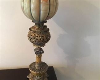006 Victorian Bronze Lamp