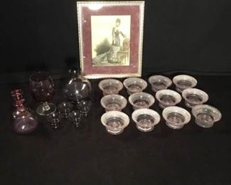 Lavender Glass Lot