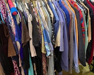 A lot of ladies clothing!  All sizes!  Mostly name brand!  Chico’s, Christopher Banks, Reds Threads, Liz Claiborne, INC...  a lot of xl-3x also!