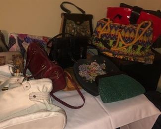Tons of Vintage Purses