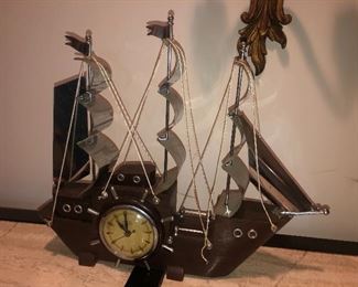 Mid Century Ship Clock 