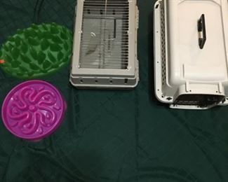 Dog Crates and slow feeders