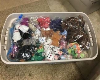Huge collection of beanie babies