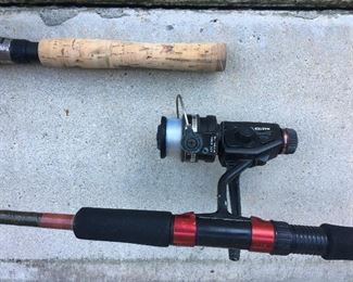 Lots of fishing poles