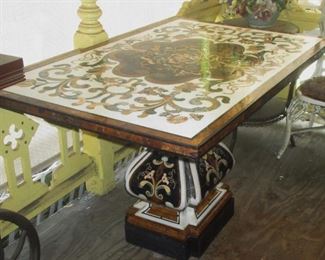 Pietra Dura Breakfast Table