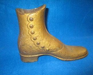Cast Iron Boot Doorstop SOLD!