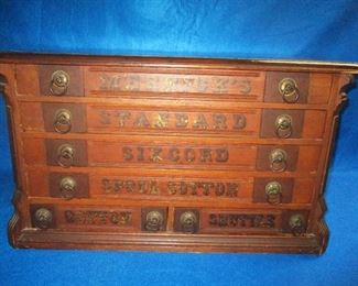 Merricks Spool Cabinet in a Victorian Renaissance Revival Style