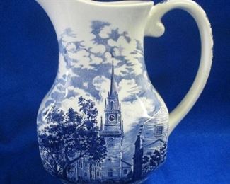 Liberty Blue Juice Pitcher