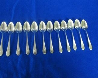 Lunt American Plain Sterling Silver Teaspoons SOLD!