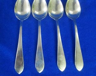 Dominick & Haff Sterling Silver Teaspoons Pointed Antique SOLD!