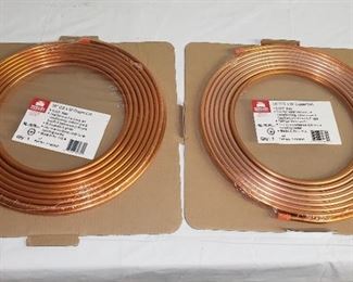 two  50'  coils  copper tubing brand new 