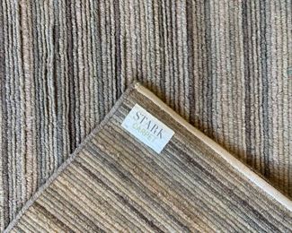 Contemporary Texture Striped Rug From Stark