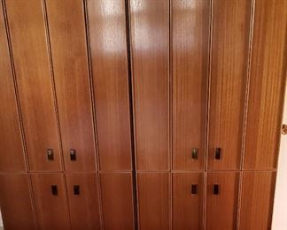 Pair tall cabinets