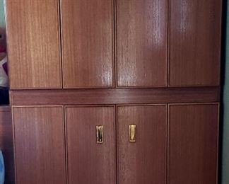 Pair shorter cabinets