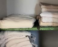 Towels, sheets etc.