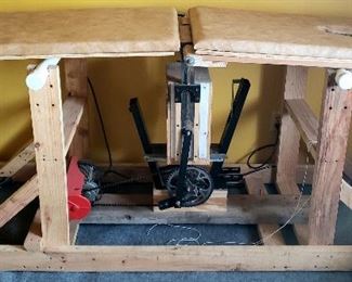 Home built adjustment table